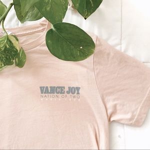 Pink Vance Joy World Tour Graphic Tee